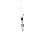 The Aaliyah - Onyx (Pendant w/ Chain)
