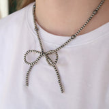 4mm-7mm Bow Navajo Pearl Necklace - 18"