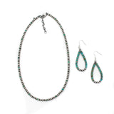 2025 BLACK FRIDAY: Navajo Pearl Necklace and Turquoise Earrings
