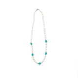 2025 BLACK FRIDAY: Fresh Water Pearl and Turquoise Necklace