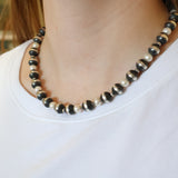 10mm Navajo Pearls- Fresh Water Pearl (18")