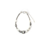 3-10mm Navajo Pearl Bracelet w/ Extension- Fresh Water Pearl