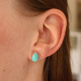 The Teardrop Turquoise Studs