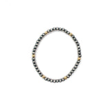 4mm Navajo Pearl Stretch Bracelet- Gold Filled