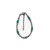 Graduated Navajo Pearl Bracelet w/ Extension- Turquoise