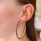 2 1/4"  Purple Spiny Oyster Hoops