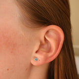 The Inlay Heart Studs