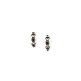 3/4" Zuni Hoops- Onyx