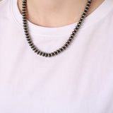 8mm Handmade Saucer Pearls- 20"