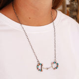 The Snaffle - Turquoise & Pink Conch
