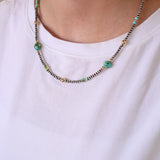 3-6mm Machine Made Pearls- (Sonoran) 14k Gold Dipped (20")