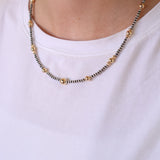 3-8mm Machine Made Pearls- 14k Gold Dipped (20")