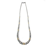 3-10mm Machine Made Pearls- Gold Dipped