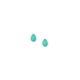 The Teardrop Turquoise Studs