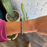 4mm Navajo Pearl Stretch Bracelet - Chip Turquoise (Turquoise)