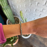 4mm Navajo Pearl Stretch Bracelet - Chip Turquoise (Green)