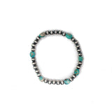 5mm Stretch Bracelet- Blue Turquoise