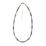 3-6mm Navajo Pearls- Lapis (18")