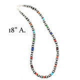 Textured Navajo Pearls - Multi (6mm-8mm)