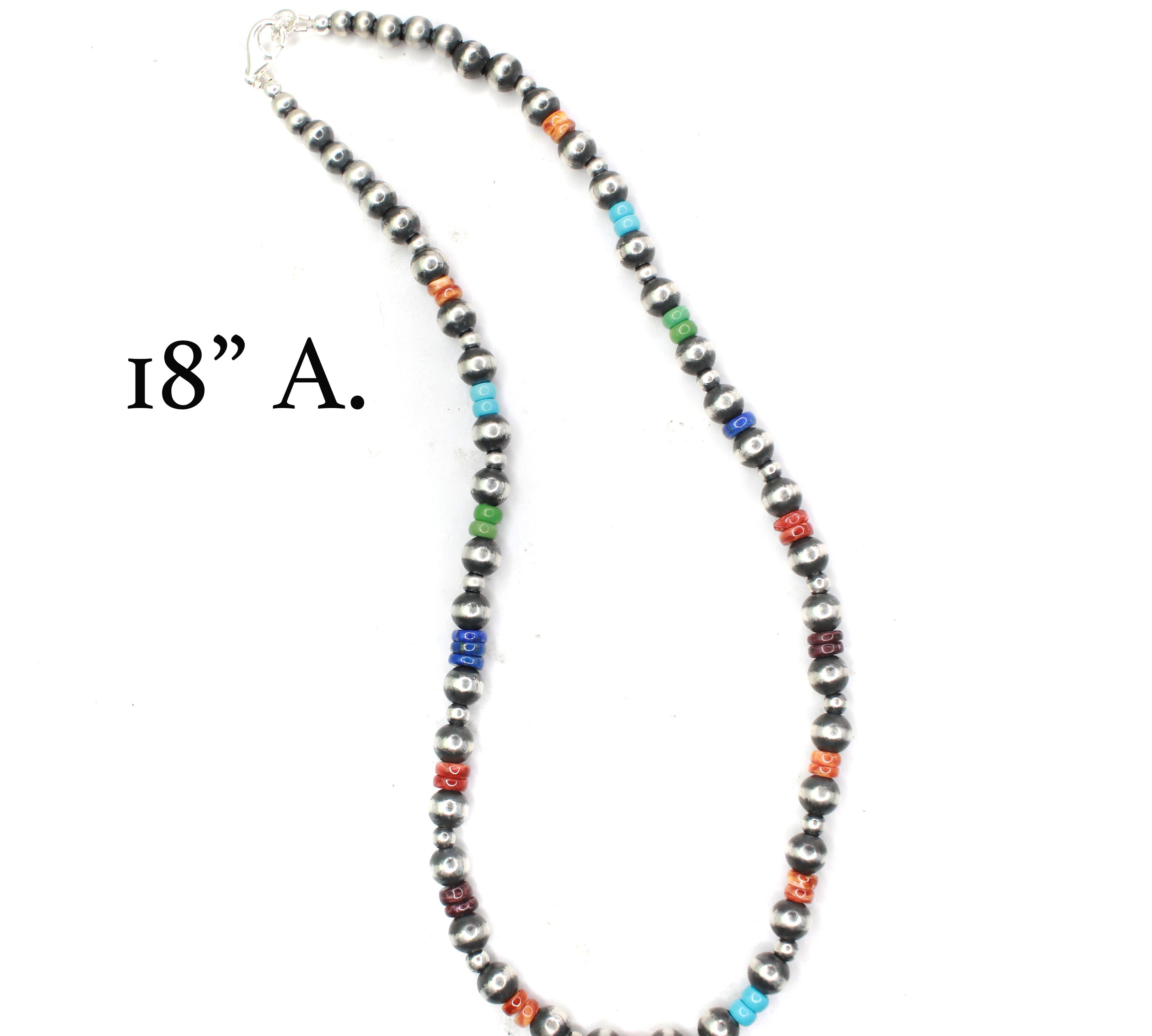 Textured Navajo Pearls - Multi (6mm-8mm)