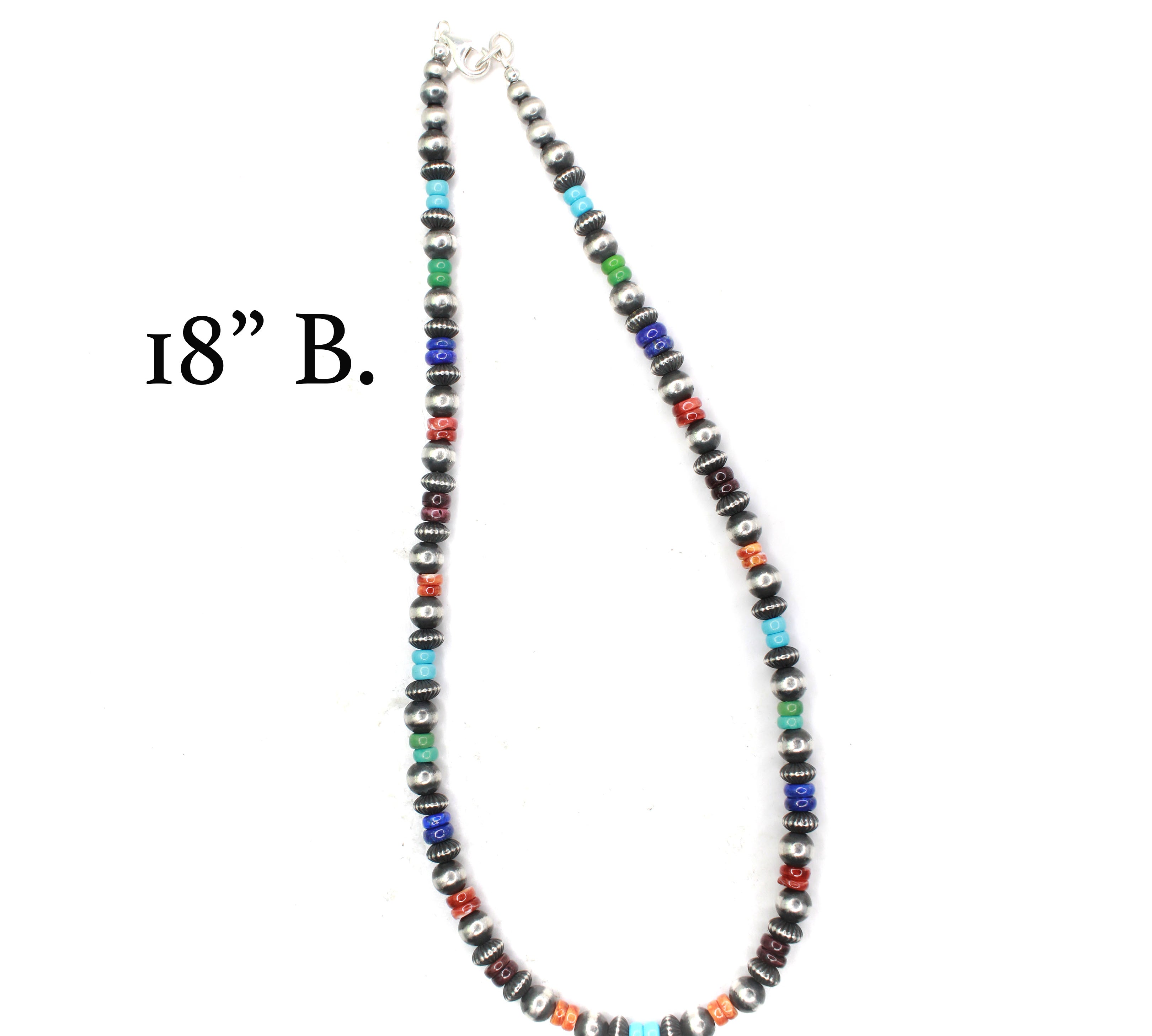 Textured Navajo Pearls - Multi (6mm-8mm)