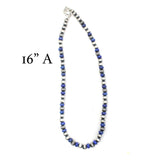 6mm Navajo Pearls - Lapis