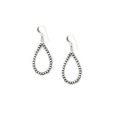 3mm Machine Made Pearl Earrings- 2 1/4"