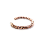 The Twisted Rope Copper Cuff
