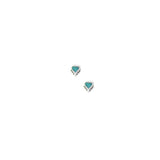 The Fancy Inlay Heart Studs
