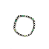 6mm Navajo Pearl Bracelet- Green Turquoise