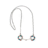 The Snaffle - Turquoise & Pink Conch