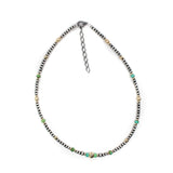 3mm Machine Made Pearls- Sonoran and Gold Dipped (14")