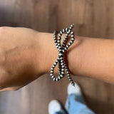 4mm Bow Navajo Pearl Stretch Bracelet