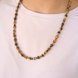 5-8mm Bumblebee Jasper Necklace