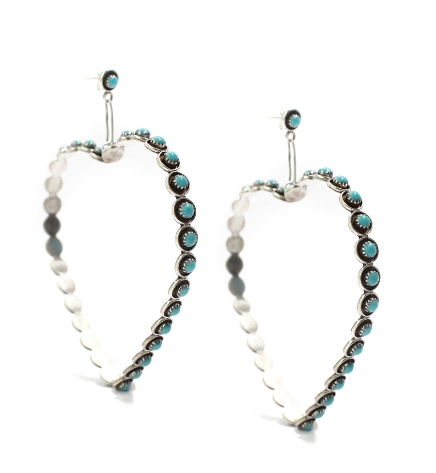 The Post Zuni Heart Shape Earrings