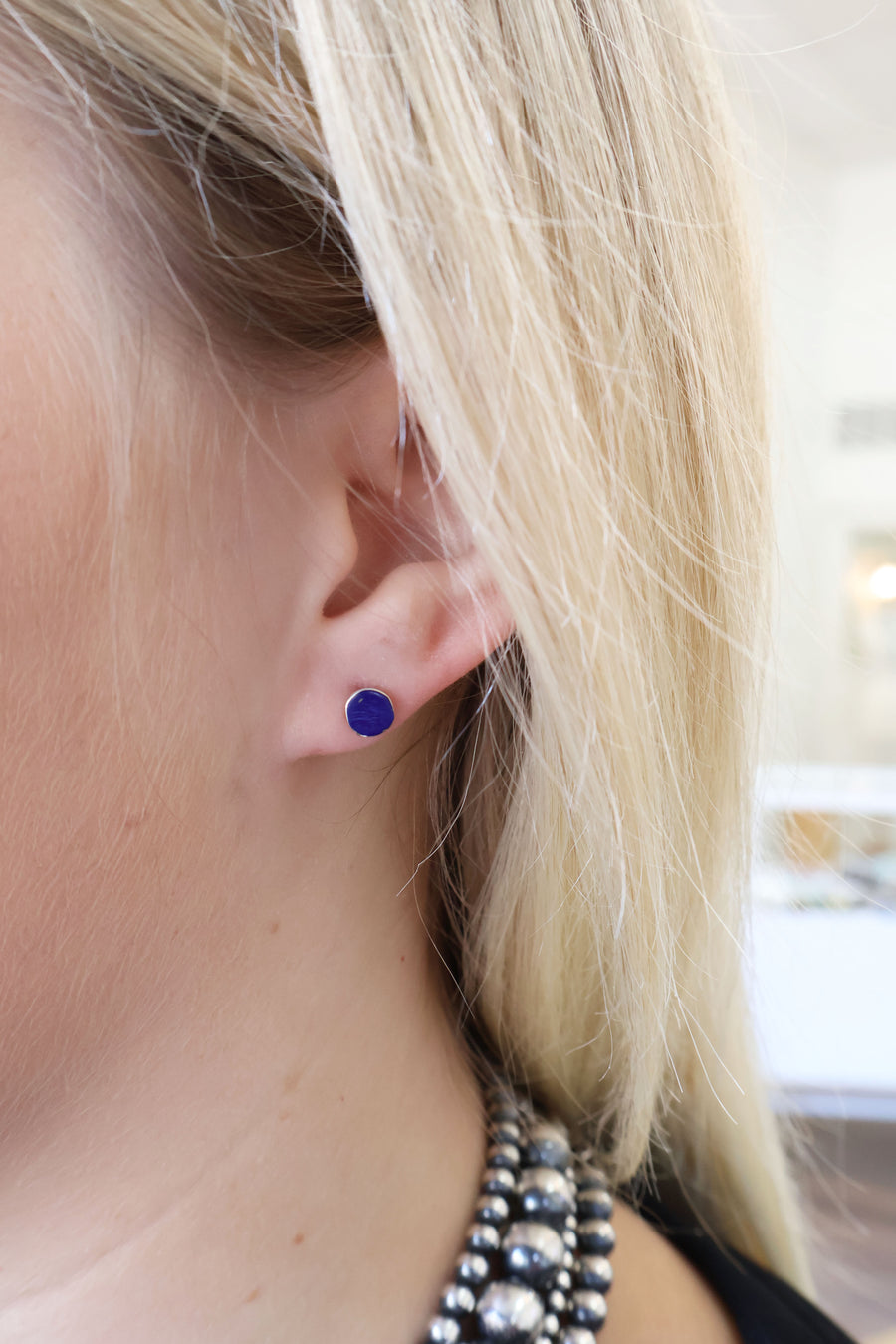 Small Lapis Studs