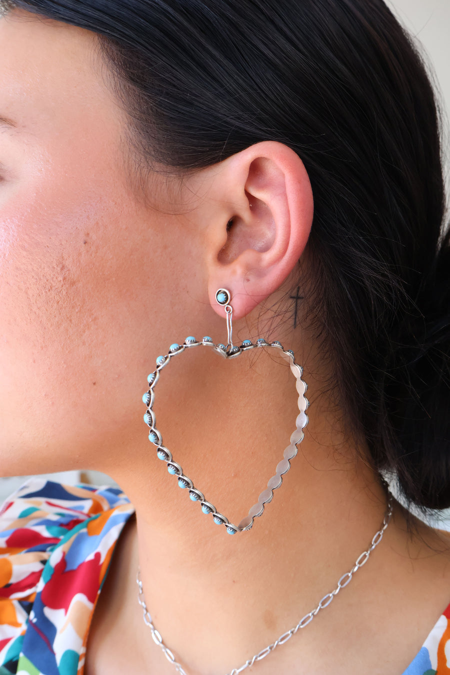 The Post Zuni Heart Shape Earrings