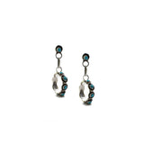 The Post Zuni Hoops-Turquoise: 1 3/4"