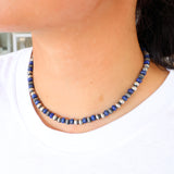 6mm Navajo Pearls - Lapis