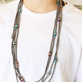 4mm & 8mm Navajo Pearls - Multi (150")