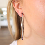 3" Purple Spiny Hoops