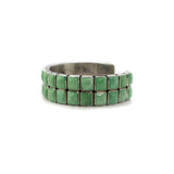 The Trish- 2 Row- Green Kingman Turquoise