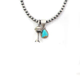 2025 BLACK FRIDAY - Turquoise Pendant & Blossom Set J.