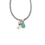 2025 BLACK FRIDAY - Turquoise Pendant & Blossom Set L.