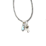 2025 BLACK FRIDAY - Turquoise Pendant & Blossom Set M.