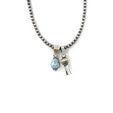 2025 BLACK FRIDAY - Turquoise Pendant & Blossom Set N.