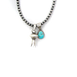 2025 BLACK FRIDAY - Turquoise Pendant & Blossom Set R.