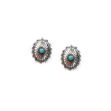 The Concho Studs Medium - Turquoise