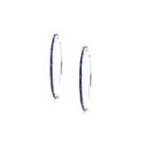 2 1/4" Lapis Hoops