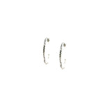 Stamped Hoop Earrings - Large